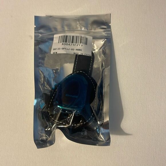 AMG Mercedes Sunglass Holder for Car with Logo Black PU Leather NWT - Picture 11 of 11